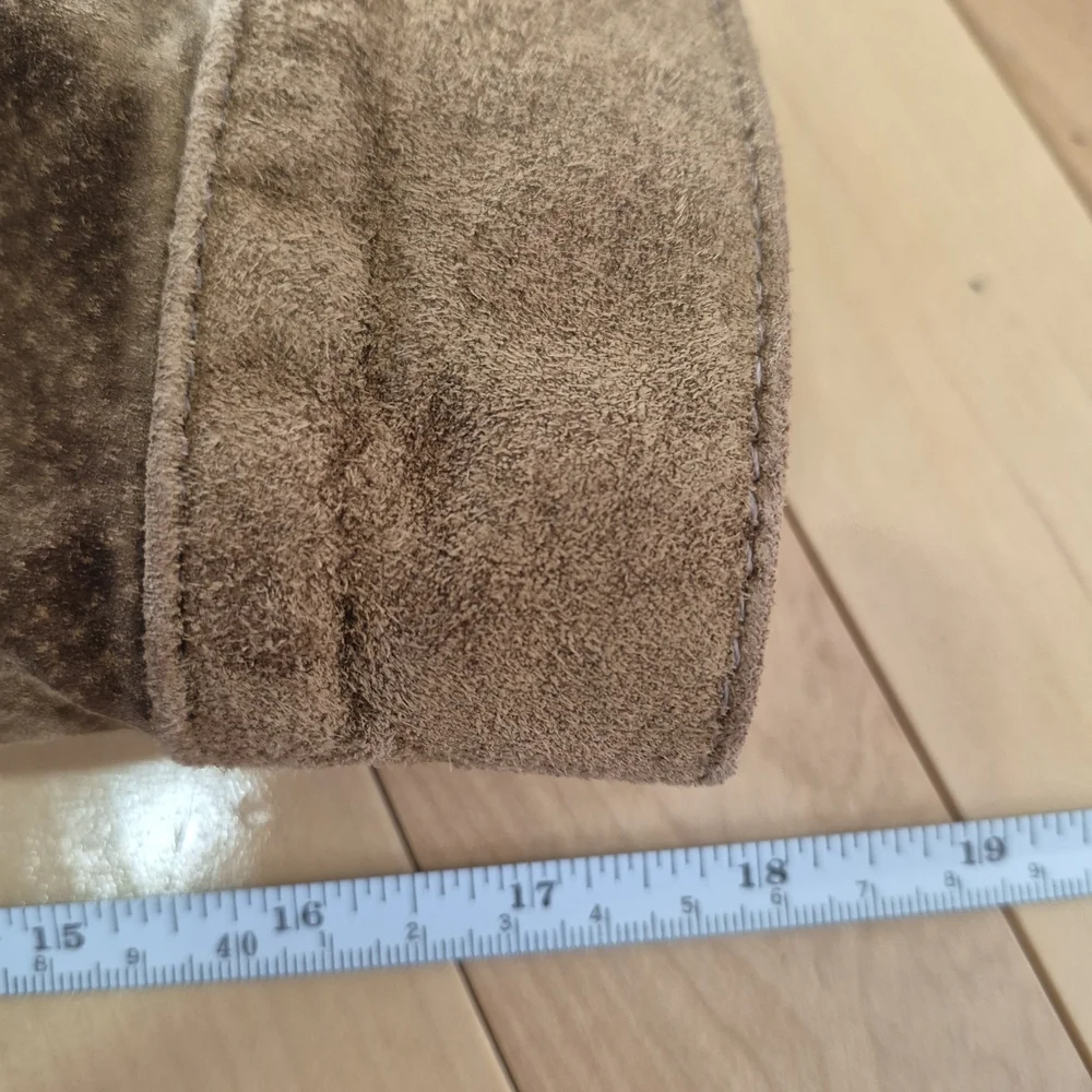 Brown Suede Button-Front  Jacket W2W - Picture 4 of 11